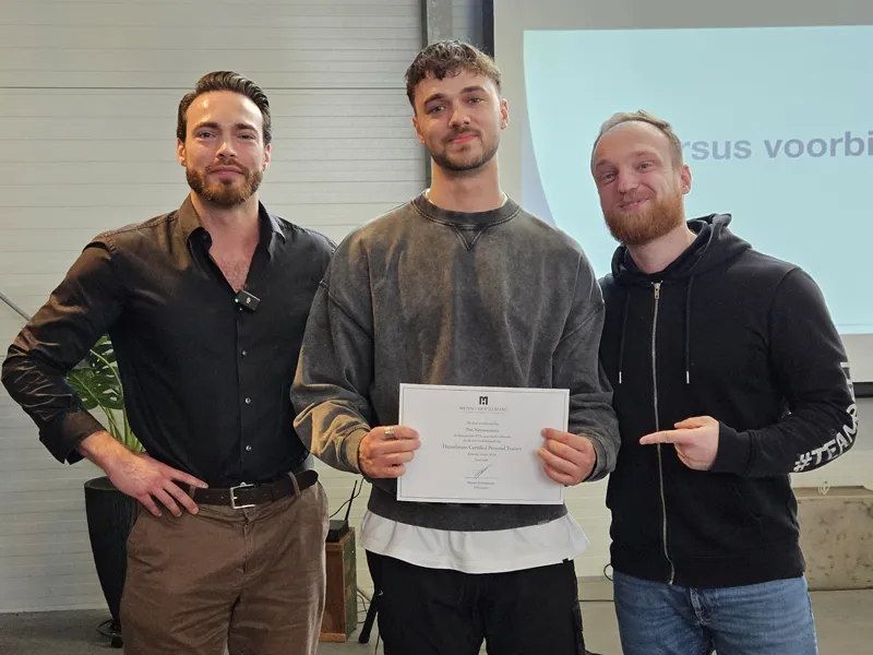 Fit by Fysio - Pim Nieuwestein - Menno Henselmans PT certificaat